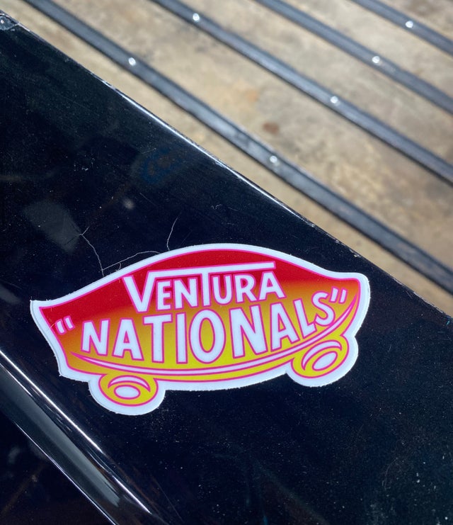 Ventura Nationals Banner Logo sticker